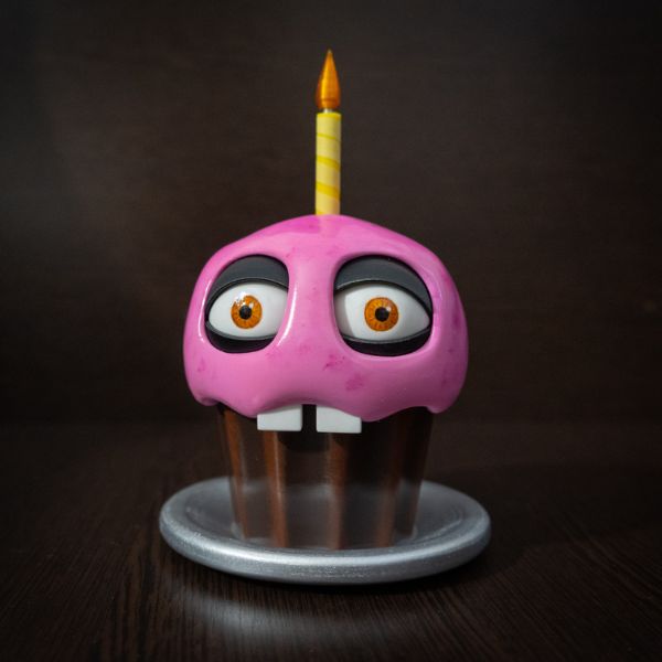 Mr Cupcake FNAF prop life size realistic replica hand painted