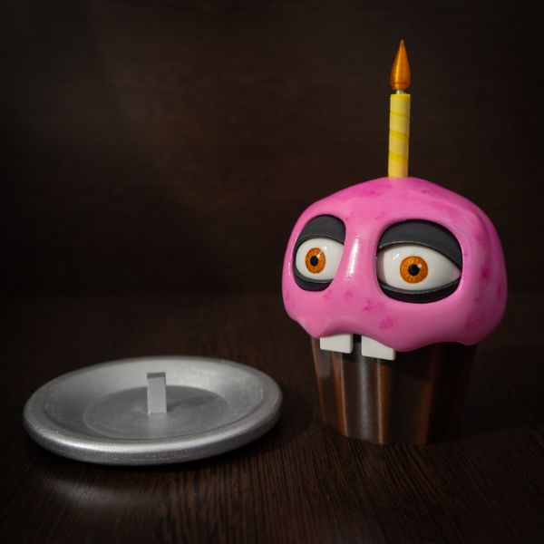 Mr Cupcake animatronic prop FNAF cosplay accessory detailed replica