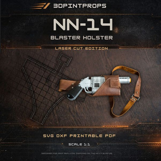 NN-14 blaster holster digital leathercraft pattern download