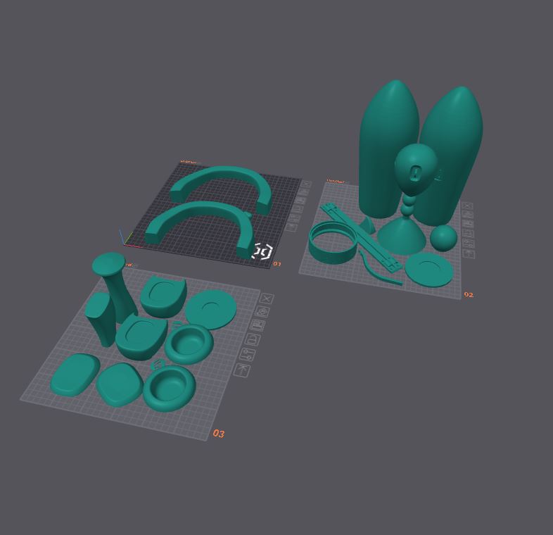 Ulala Space Channel 5 Cosplay Accessories STL Bundle – 3D Print Files (STL OBJ STEP)