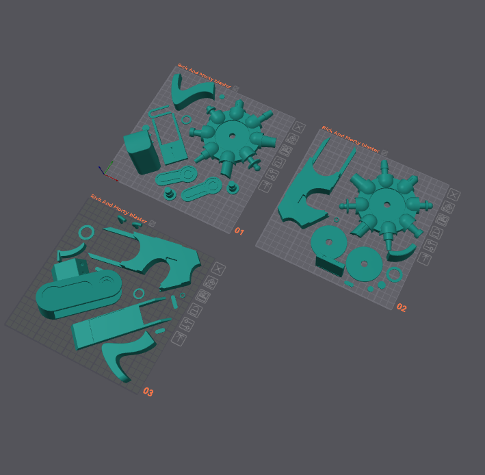 Multi-Function Tool Gun Rick and Morty STL – 3D Print Cosplay Prop