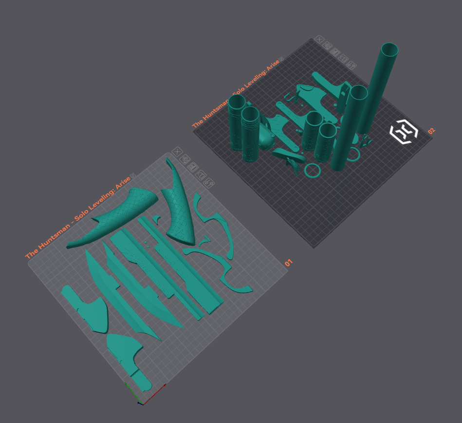 3D Printable The Huntsman Gun Parts Separated for Easy Painting and Assembly