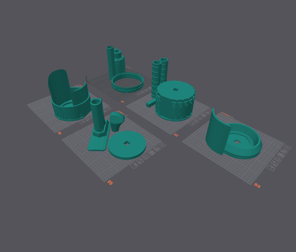 Pulse Hammer 3D model for a 220 by 220 mm FDM print bed