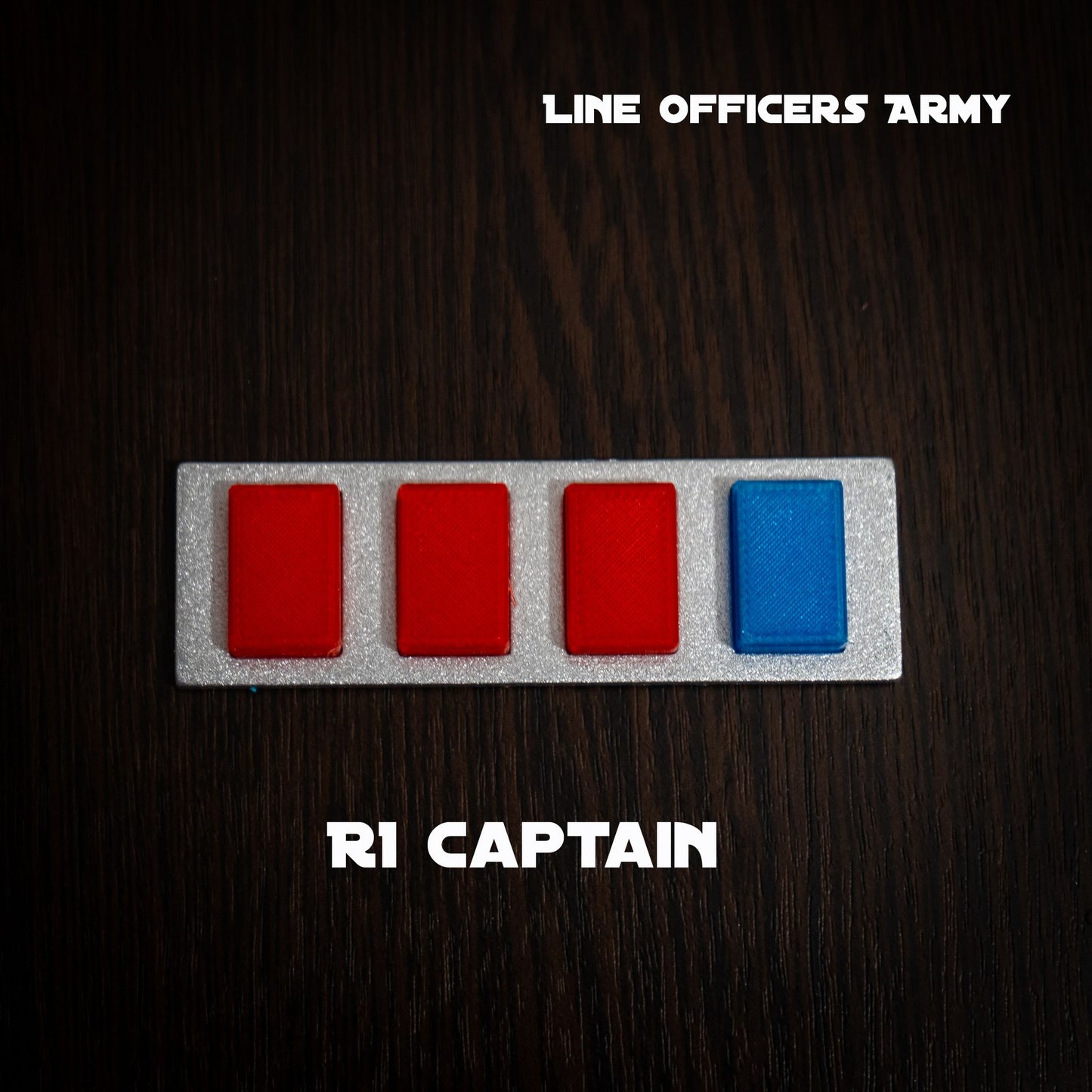 Star Wars Captain rank badge R1 version for ground command uniform