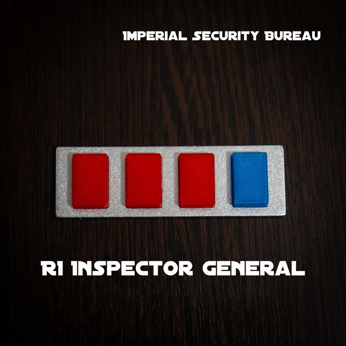 Isb Ranks Imperial Security Bureau Rank Badge | ISB Officer Cosplay Star Wars ...