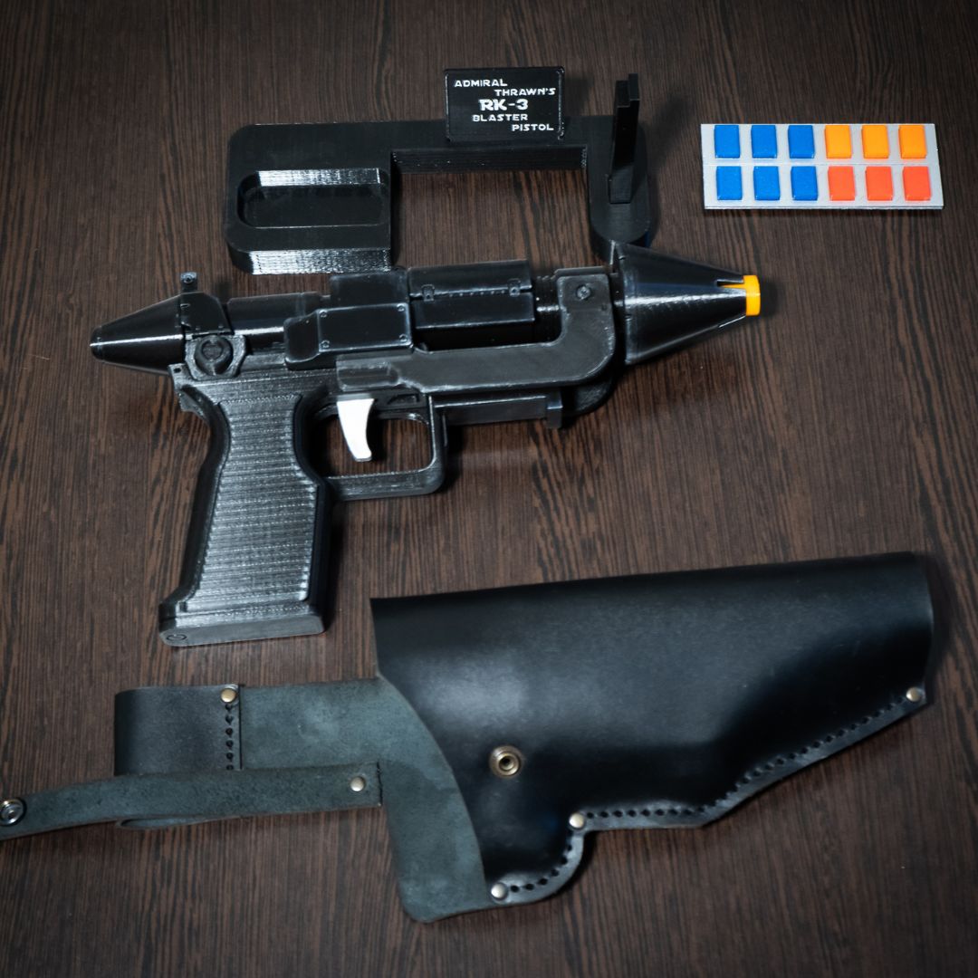 Laser ready SVG template for RK-3 officer blaster holster