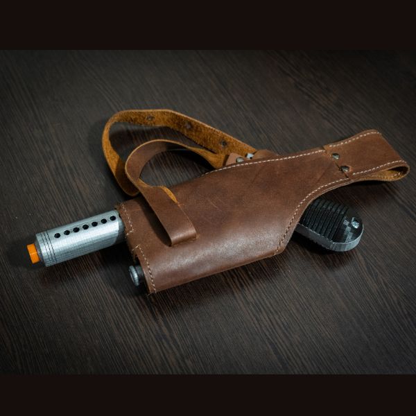 Rey Resistance costume leather holster DIY pattern guide