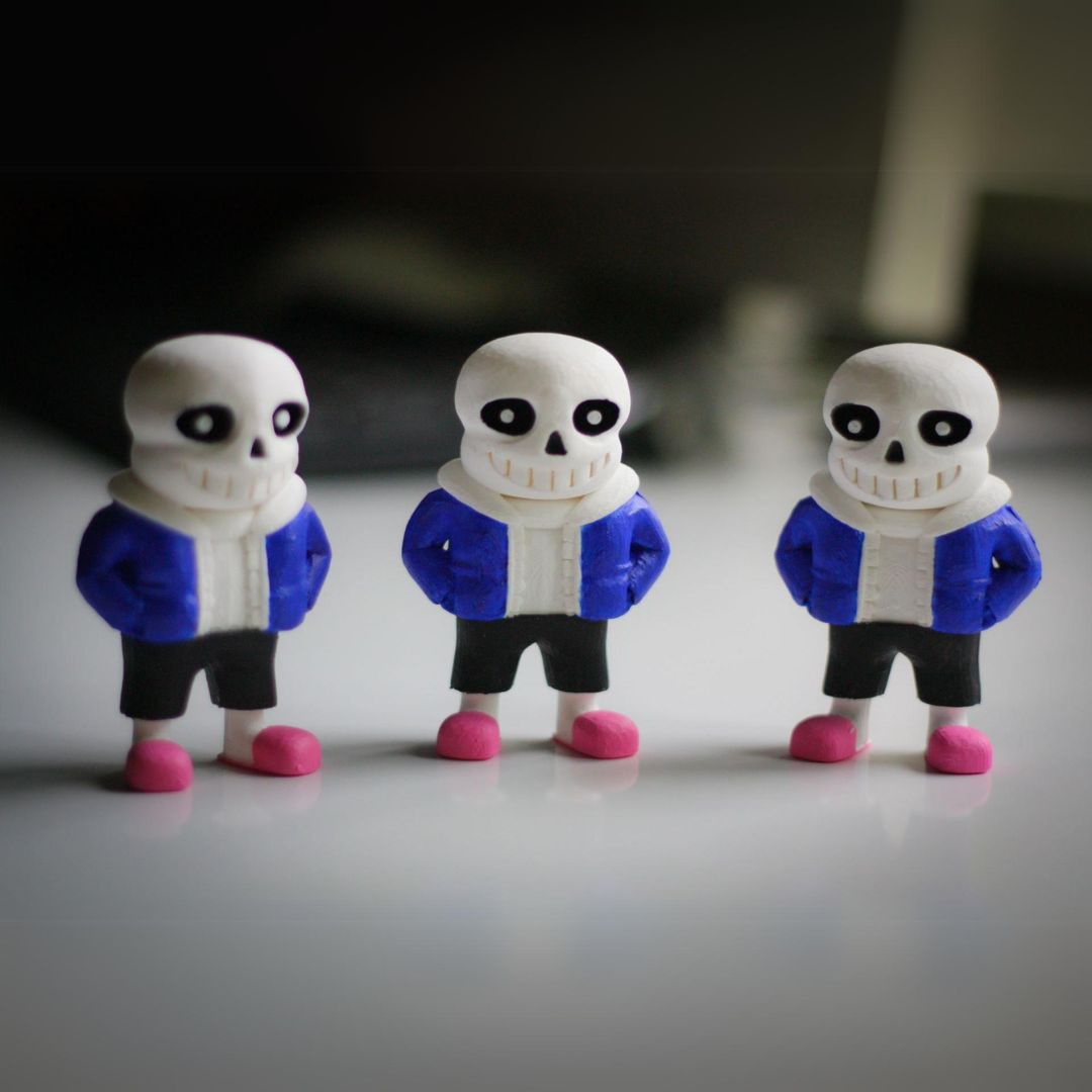Sans the Skeleton Figurine - Undertale Collectible – 3DPrintProps