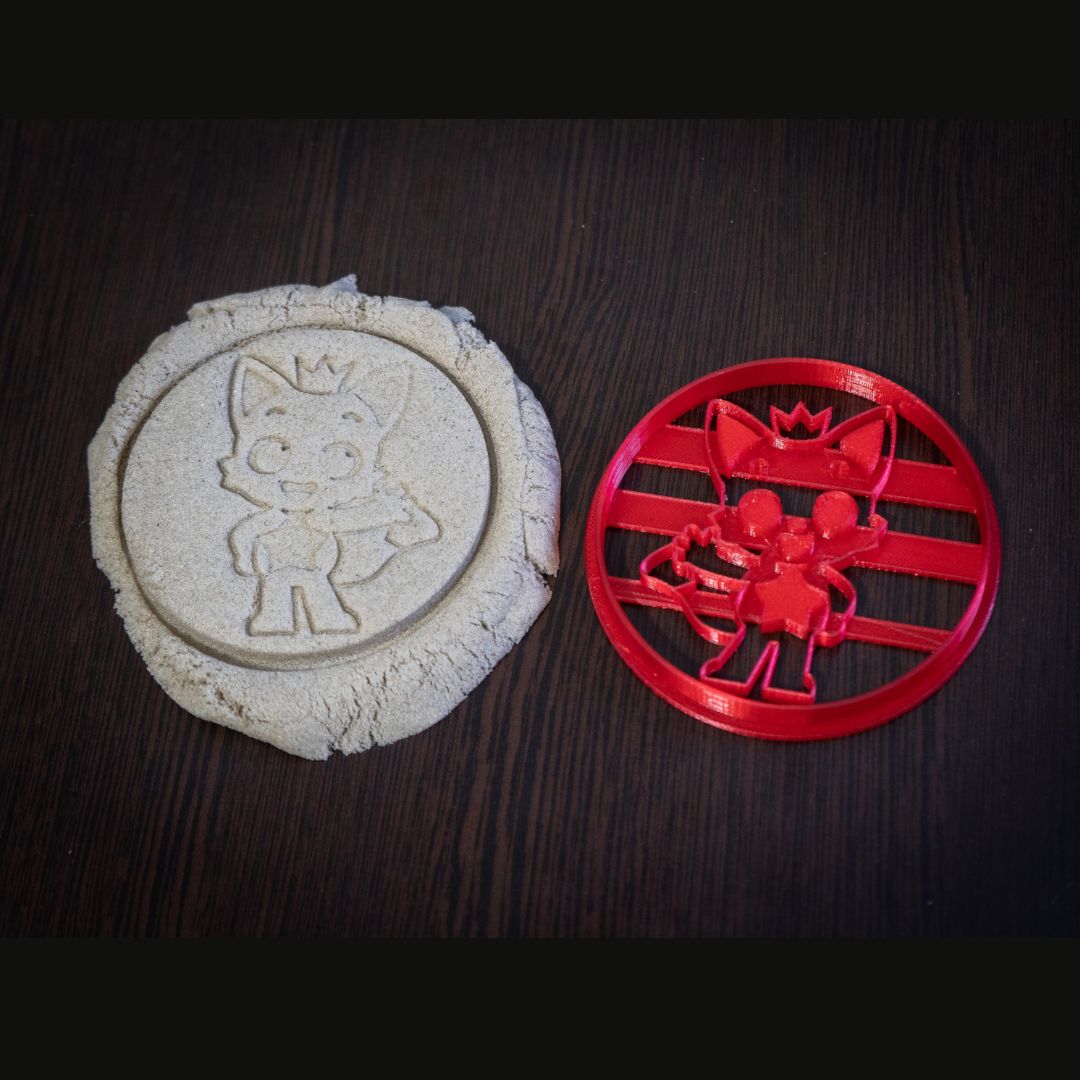 Cute fox shape biscuit cutter for woodland themed birthday parties