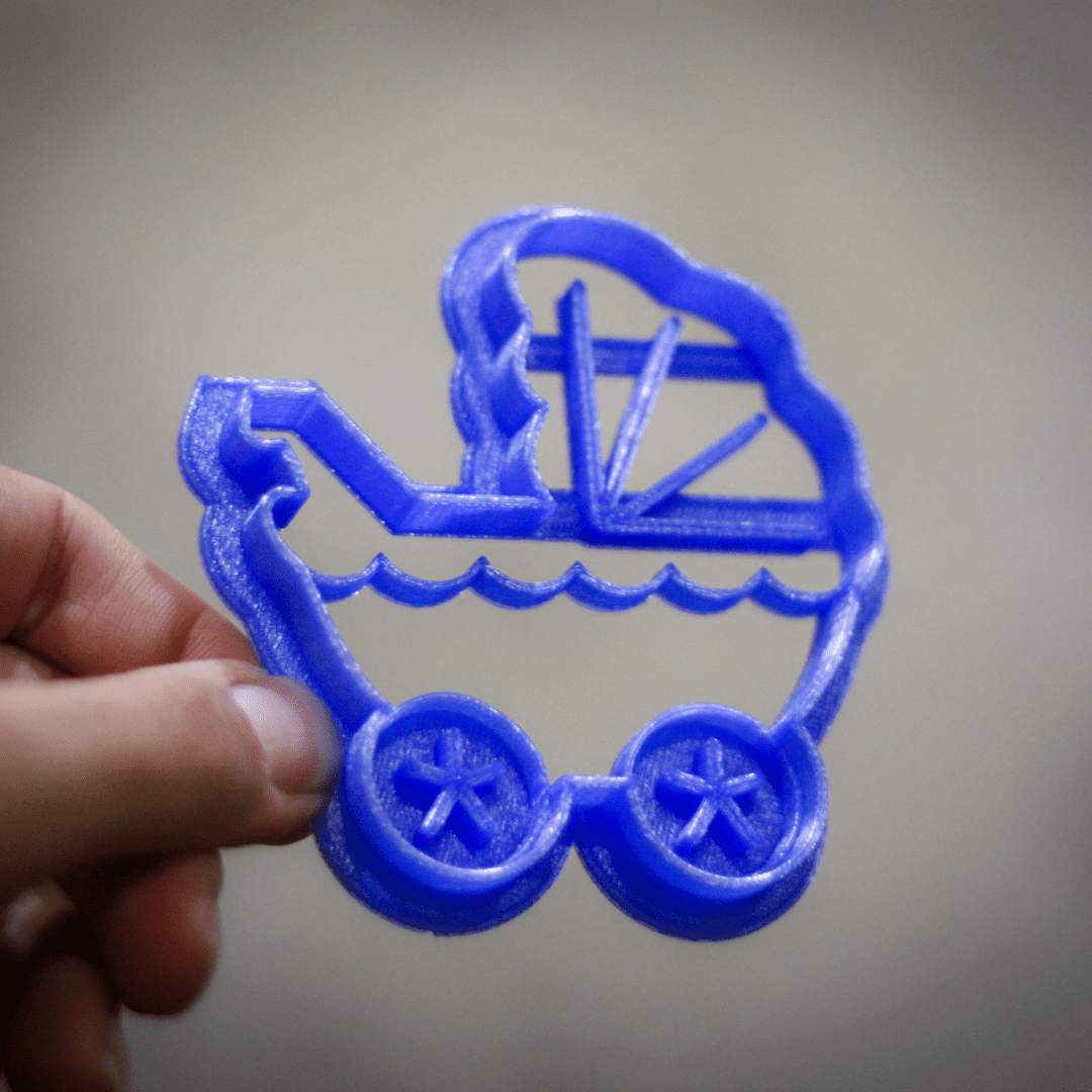 Baby Carriage, Baby Onesie, Baby Bottle, Rocking Horse Cookie Cutter - 3DPrintProps