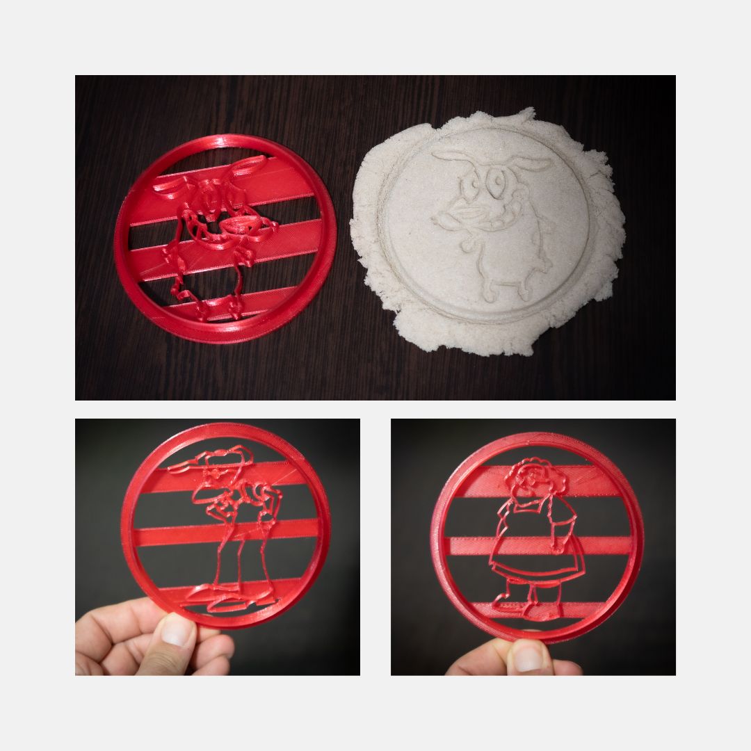grandma grandpa and a dog Cookie Cutters