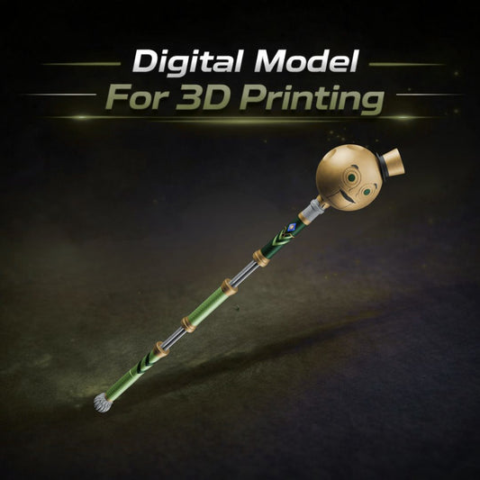 Deluxe Moon Man Staff 3D print model