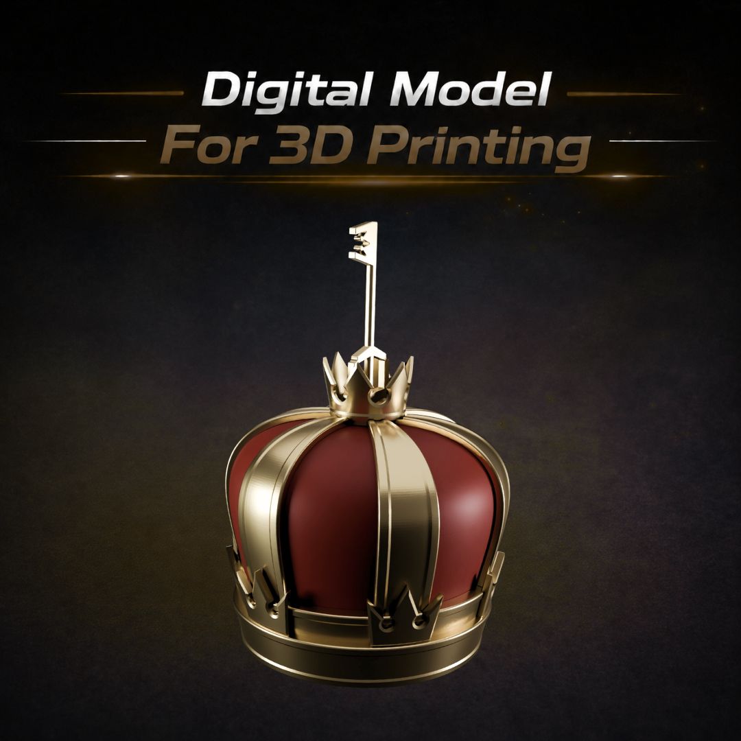 Sora Crown Fan Version STL | Kingdom Hearts III Inspired 3D Print Model