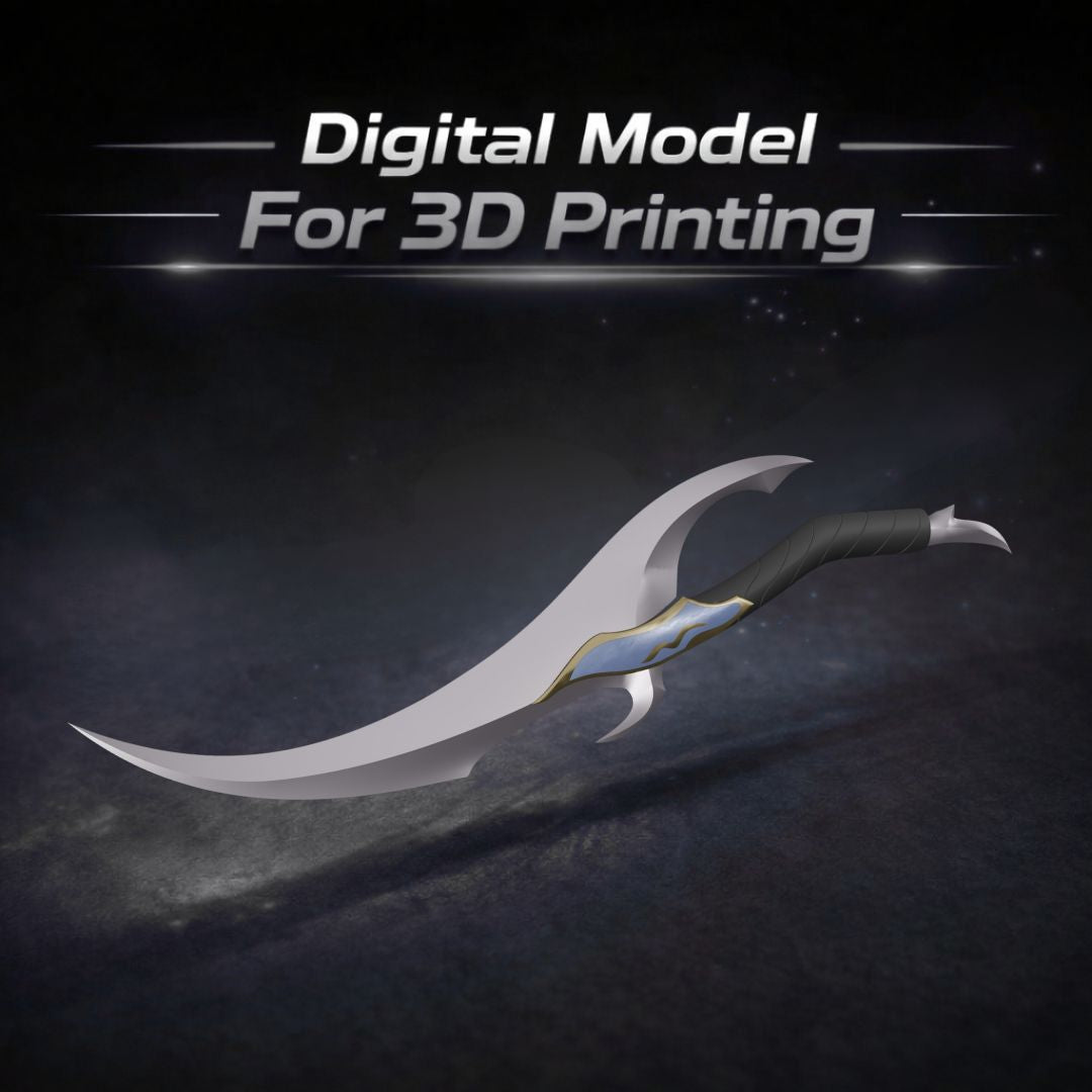 Solo Leveling Baruka's Dagger Prop 3D Print STL File Model