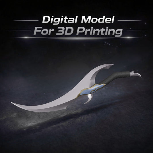 Solo Leveling Baruka's Dagger Prop 3D Print STL File Model