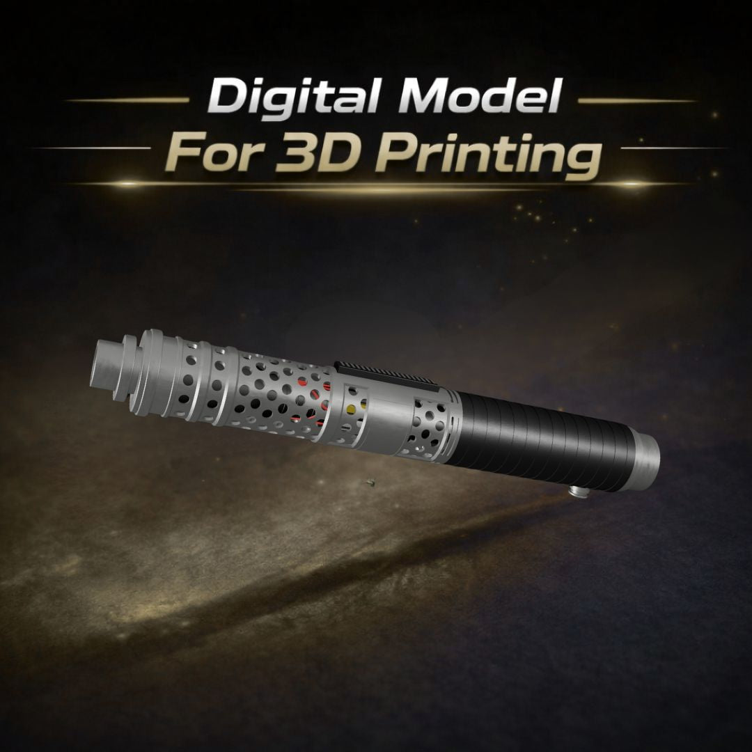 Star Wars Asajj Ventress Dark Disciple Lightsaber Prop 3D Print STL File