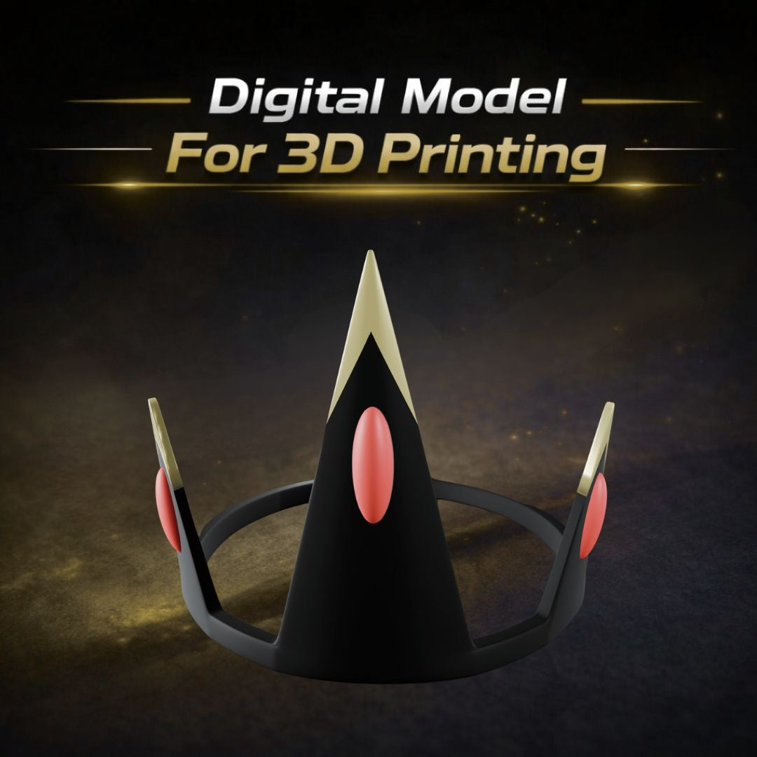 Charlie Morningstar crown STL 3D print model