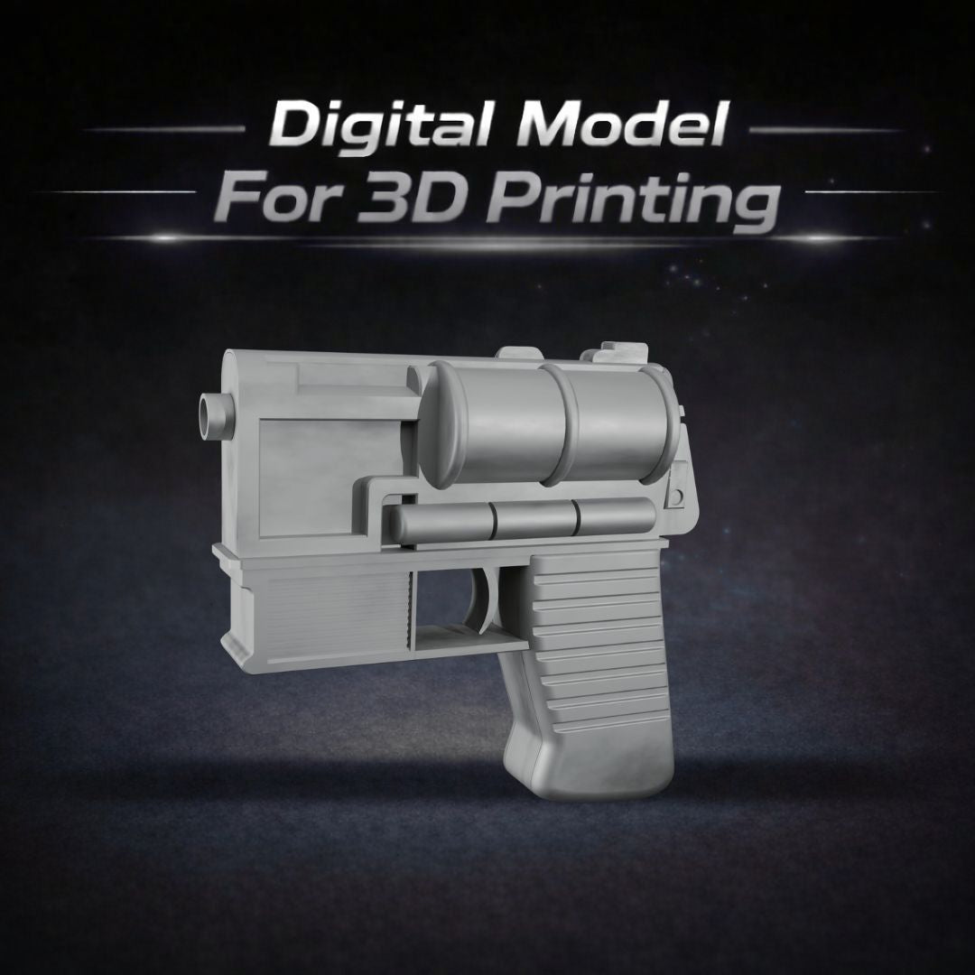 Star Wars Legends Mara Jade Blaster Pistol Prop 3D Print STL File
