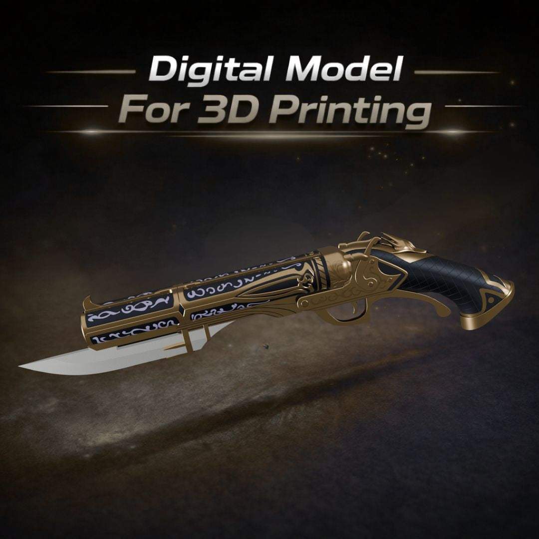 Solo Leveling Arise The Huntsman SSR Weapon Prop 3D Print STL File