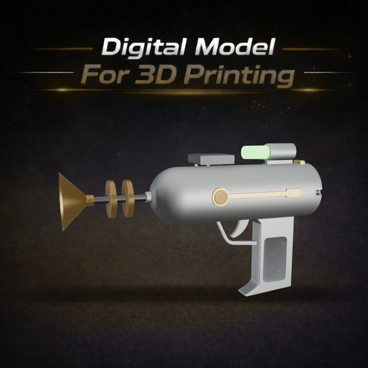 Rick’s laser gun STL 3D print model