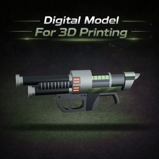 Rick and Morty blaster 3D print model