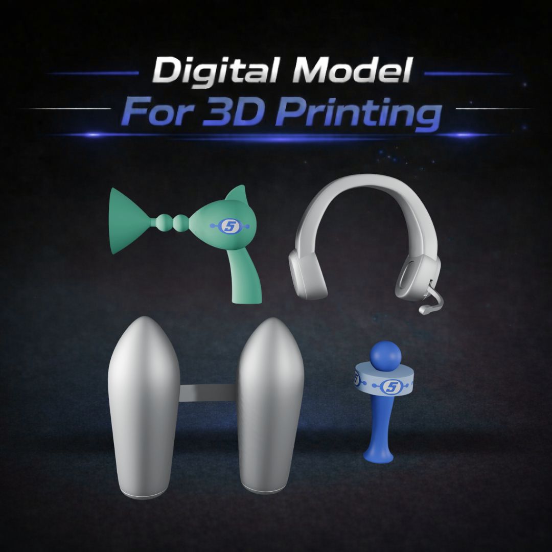 Ulala Space Channel 5 Cosplay Accessories STL Bundle – 3D Print Files (STL OBJ STEP)
