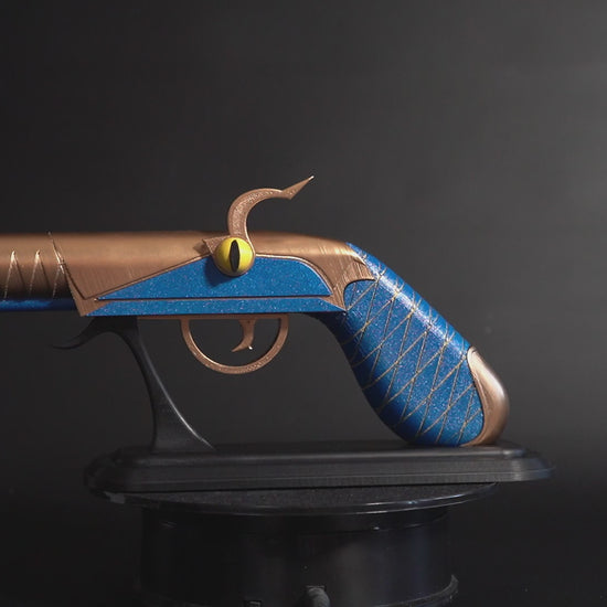 Blitzo cosplay gun prop realistic painted version