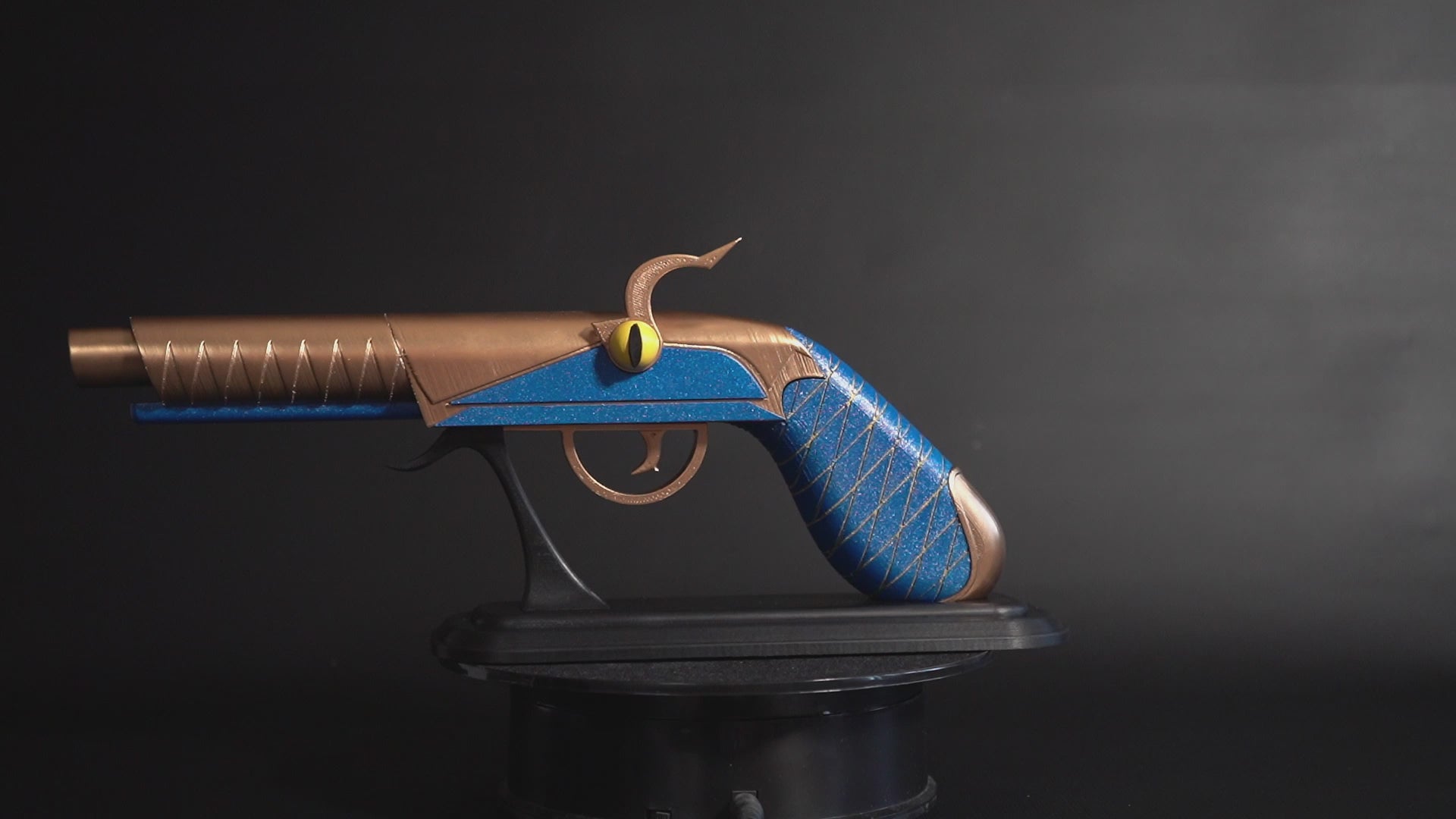 Blitzo cosplay gun prop realistic painted version