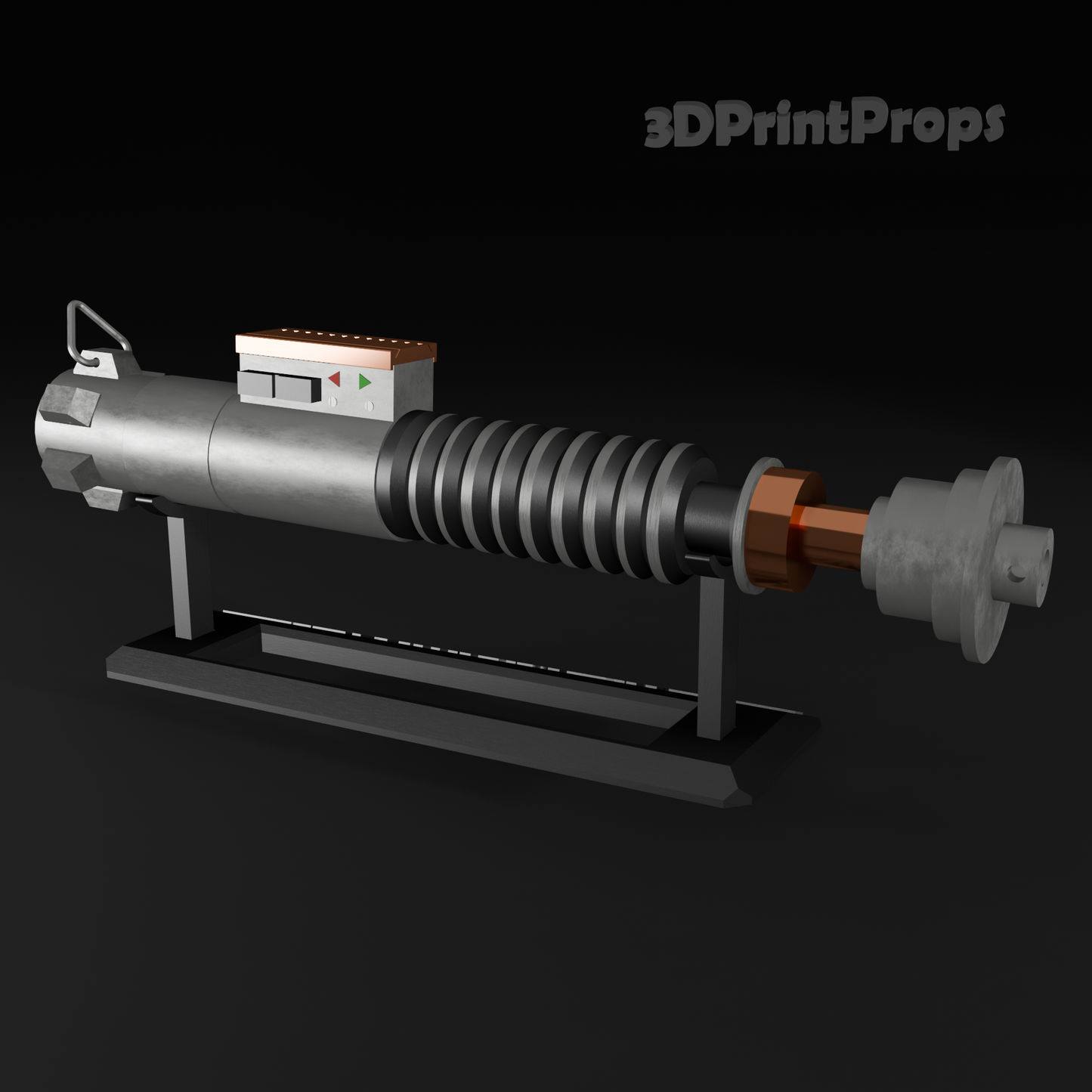 Star Wars Luke Skywalker ROTJ V2 Lightsaber Prop with 3D Printable Display Stand STL File