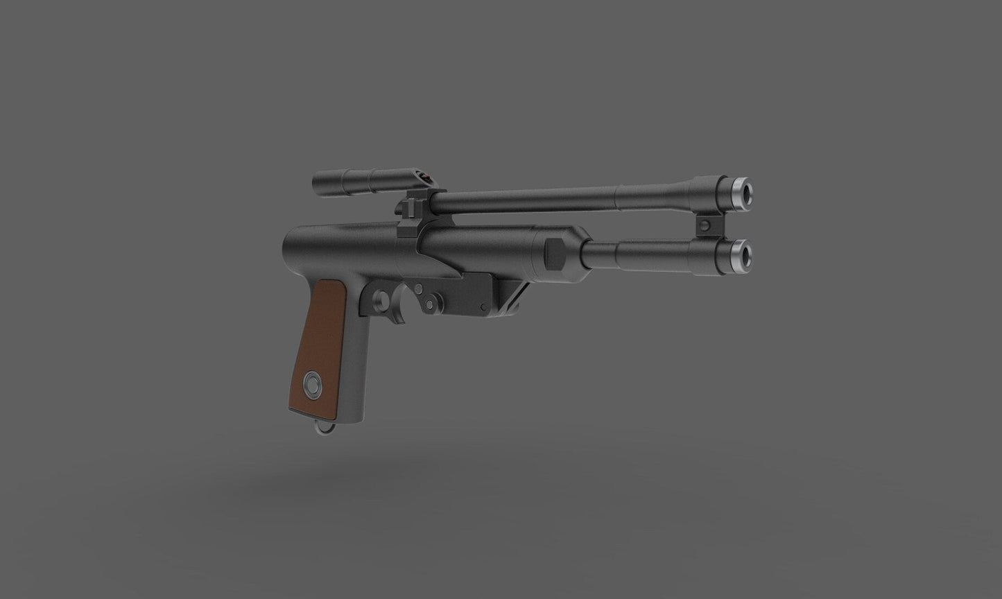 Blaster Pistol of Boba Fett | Star Wars Replica | Star Wars Props | Star Wars Cosplay - 3DPrintProps