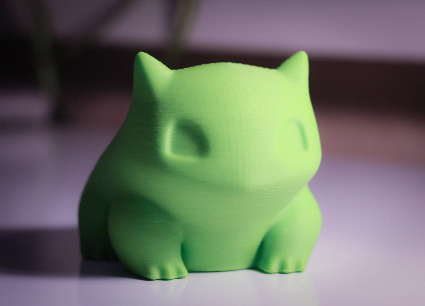 Bulbasaur Planter – Mini Desk Cactus Planter, 3D Printed Pokemon Pot