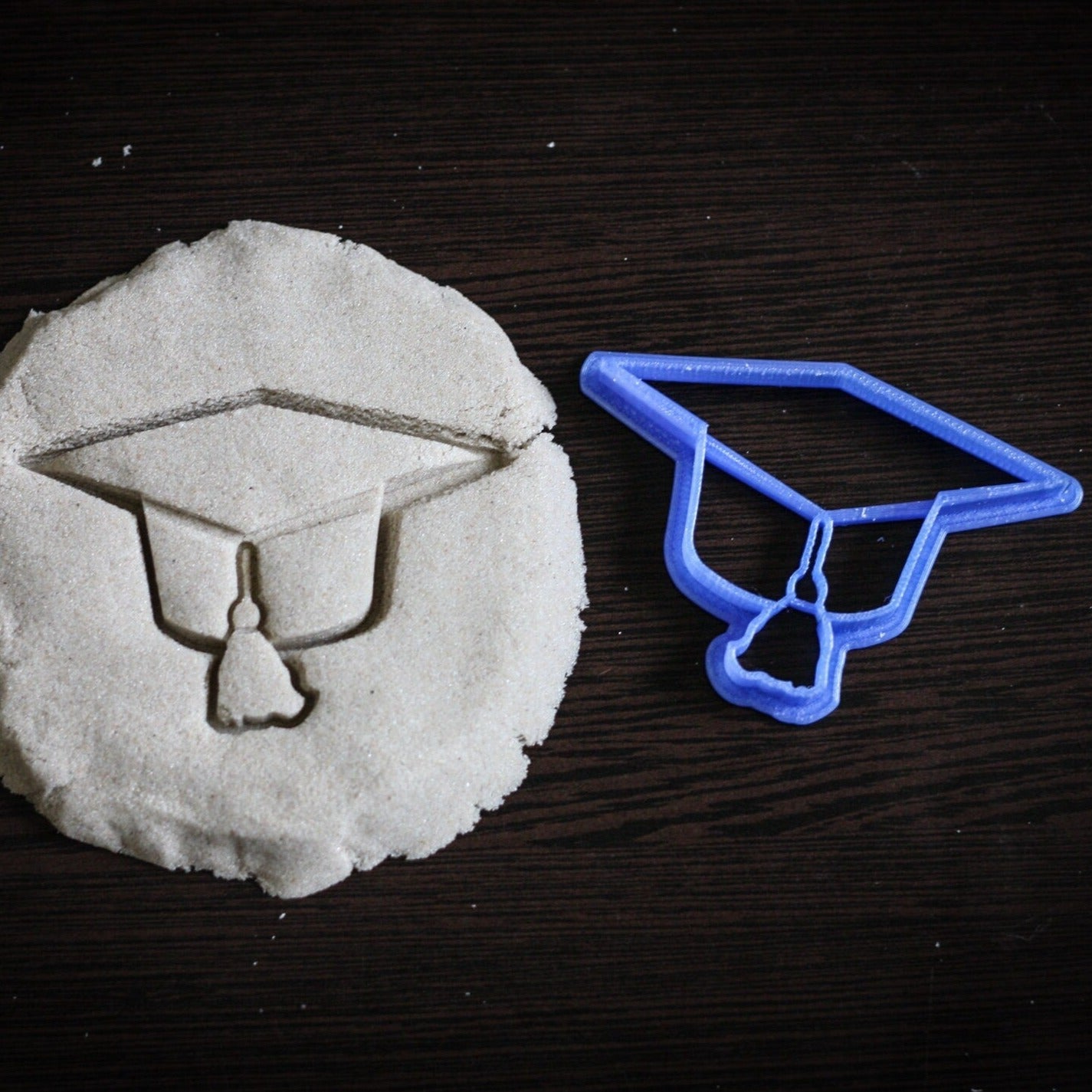 Graduation cap shaped cookie cutter for Class of 2026 parties