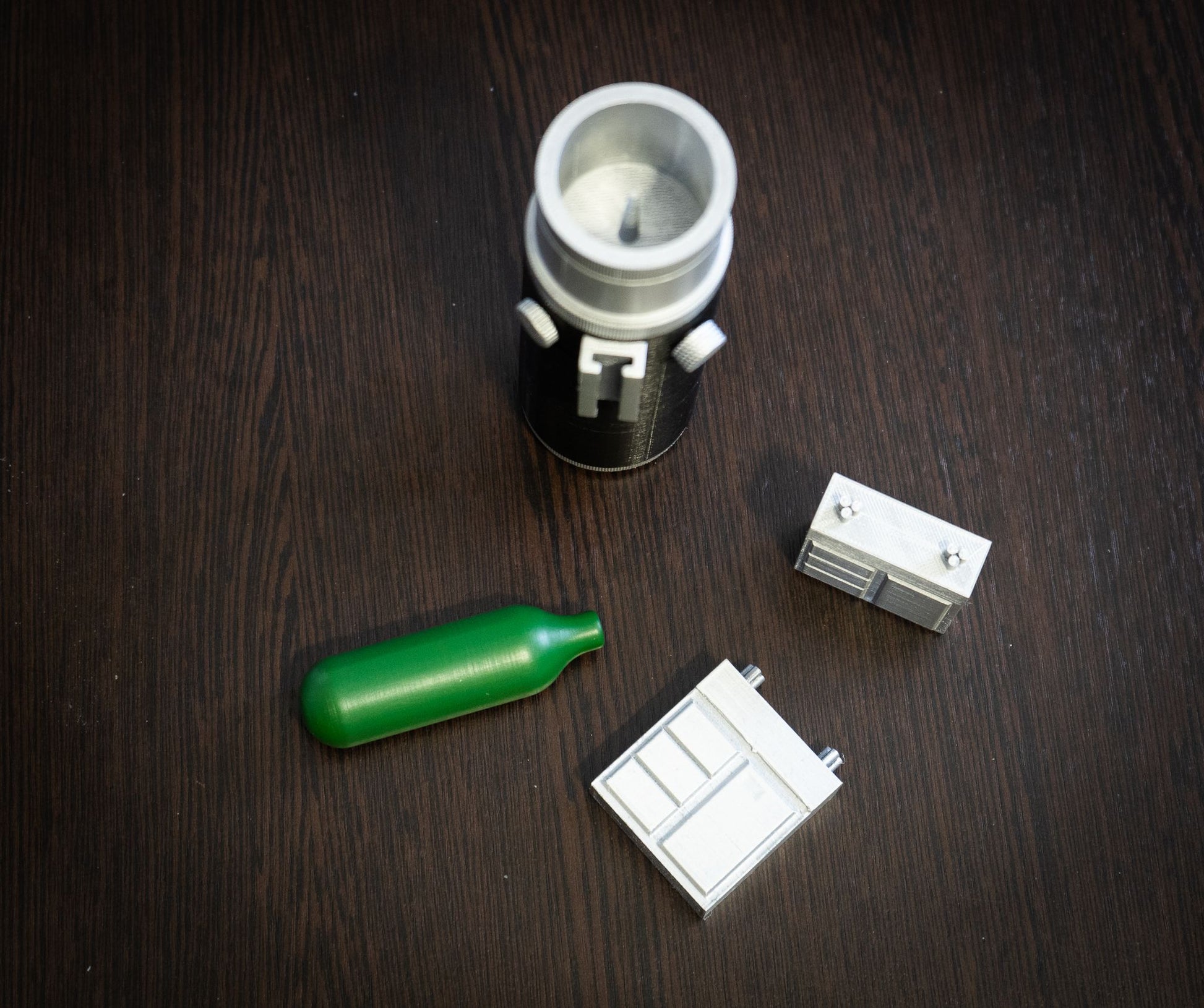 Han Solo Blaster, Leather Belt with Holster, Power Cells, Gas Cartridge, Droid Caller | Star Wars Cosplay - 3DPrintProps