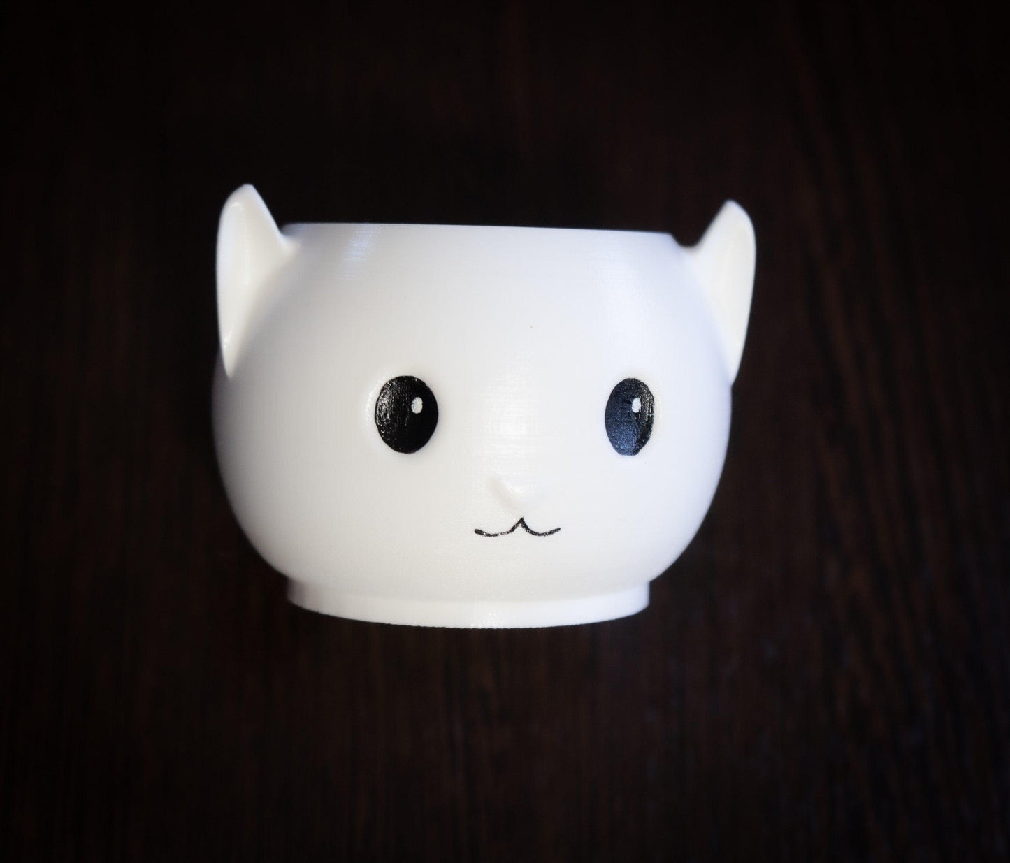 Kitty Planter | Kawaii Flower Pot | succulent Cat pot |  mini desk air plant pot - 3DPrintProps