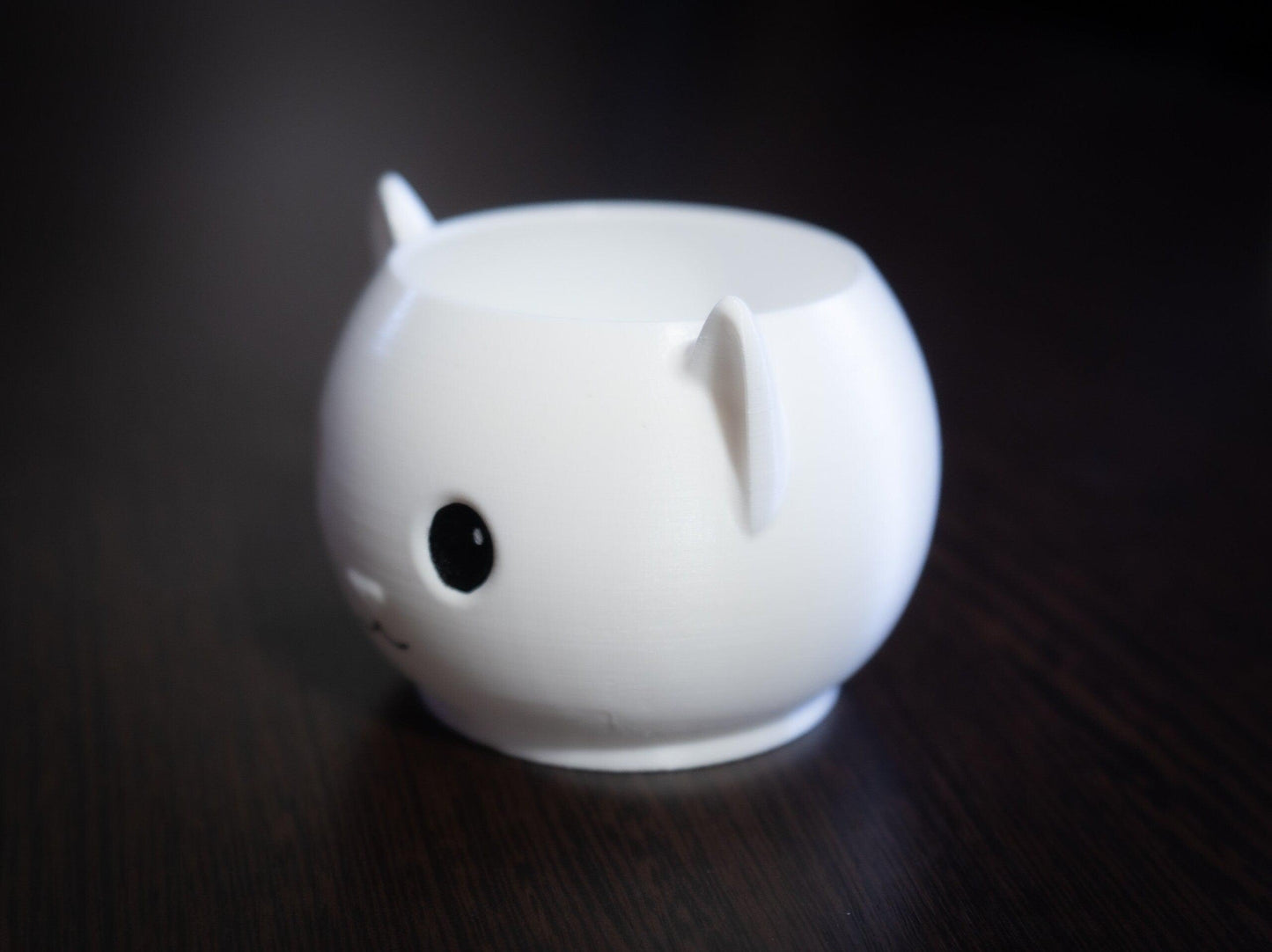 Kitty Planter | Kawaii Flower Pot | succulent Cat pot |  mini desk air plant pot - 3DPrintProps