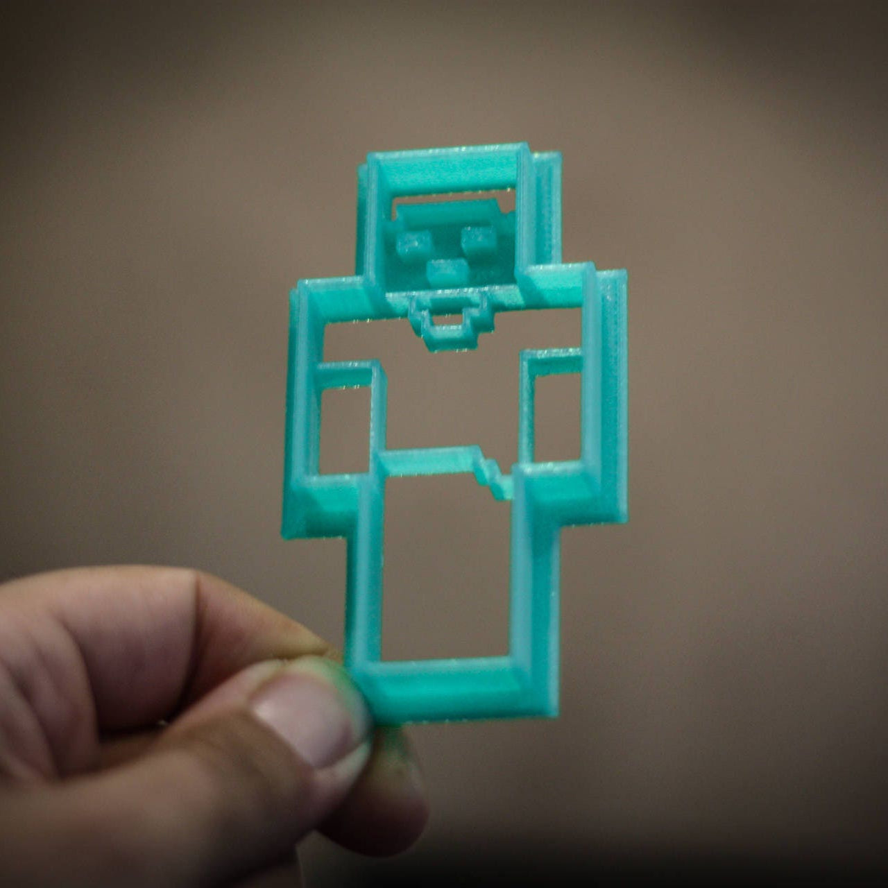 Minecraft Steve Cookie Cutter |  biscuit cutters | party cookie cutter | shape cookie cutter | 3d cookie cutters | cookie shapes - 3DPrintProps