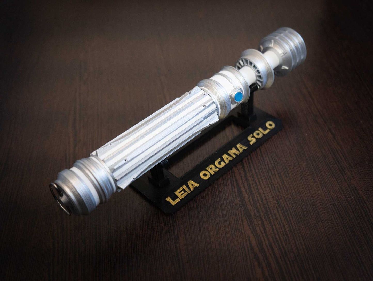 White Star Wars Bridal Bouquet Holder | Wedding Bouquet Lightsaber Holder | Leia Lightsaber Bouquet Holder | star wars wedding - 3DPrintProps