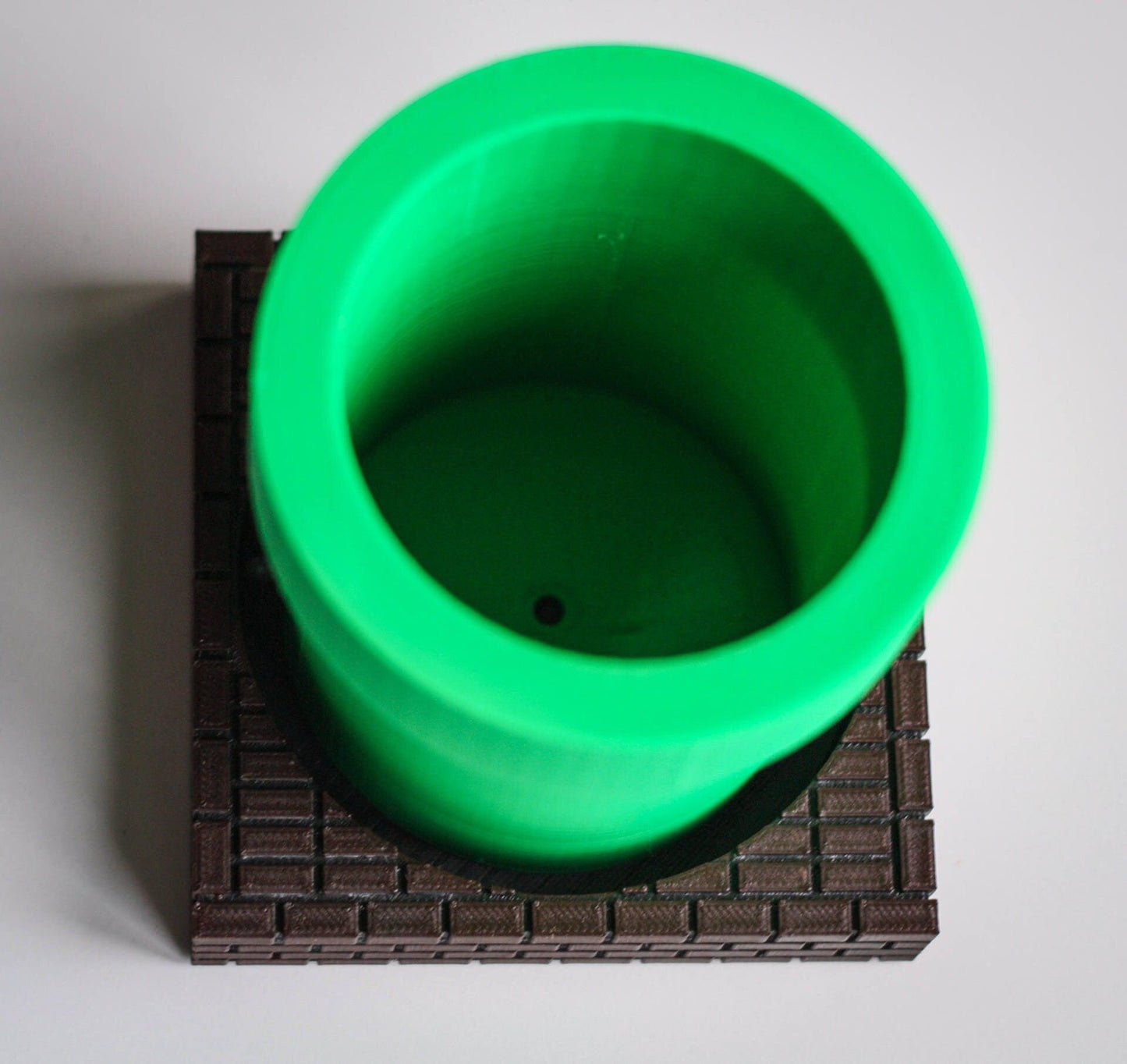 Super Mario Warp Tube Planter and Brick Tray | Plant Pot | Planteur  | Pot Planter | Planter Pot | cactus planter - 3DPrintProps