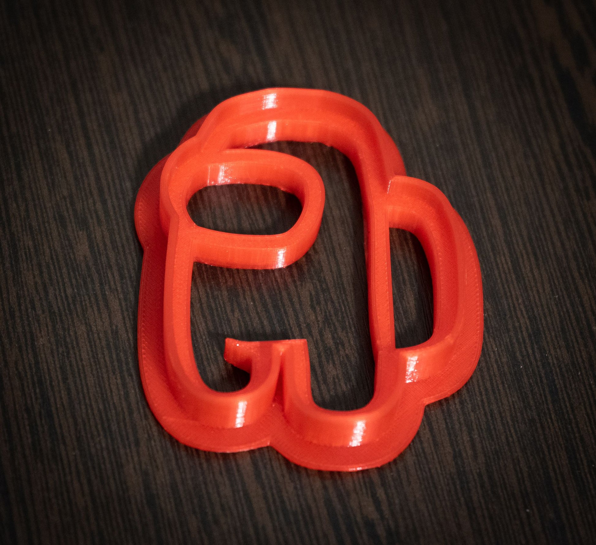 Video game character 3D printed cookie cutter for gamer themed parties